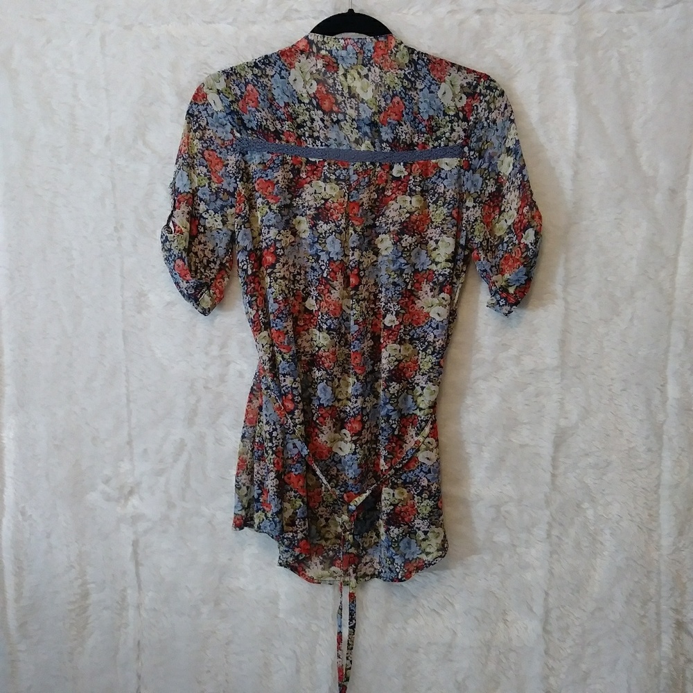 American Rag Lace Insert Blouse - Picture 5 of 5